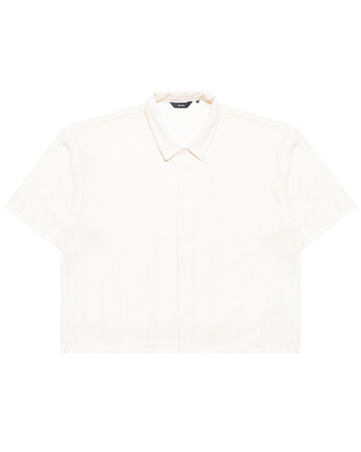 Beams Mesh Open Collar Shirt | 11011668147-05 | AFEW STORE